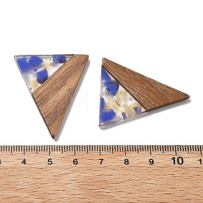 Resin and Walnut Pendants FIND-R051-01-1