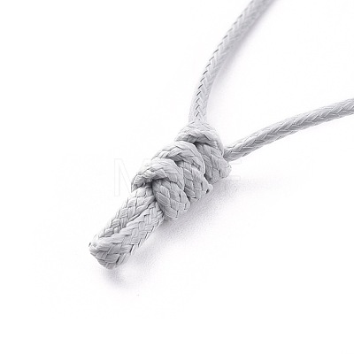 Adjustable Korean Waxed Polyester Cord Necklace Making AJEW-JB00510-03-1