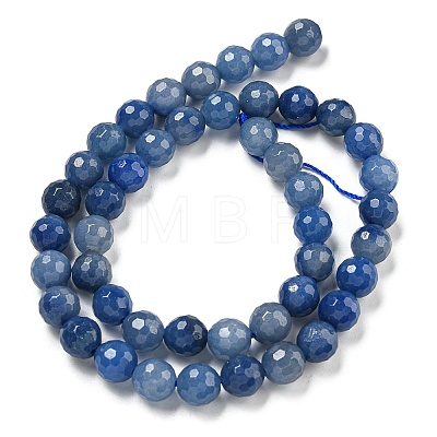 Natural Blue Aventurine Beads Strands G-E571-A10-02-1