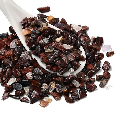 Natural Brecciated Jasper Beads G-D351-04-1