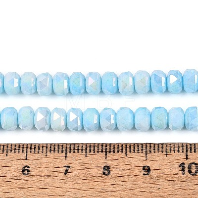 Anti-Tarnish Electroplate Glass Beads Strands GLAA-T025-6mm-11B-1