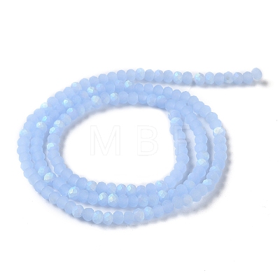 Imitation Jade Glass Beads Strands X1-EGLA-A034-J2mm-MB03-1