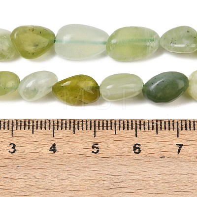 Natural Xiuyan Jade Beads Strands G-A284-A04-03-1