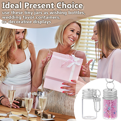 40Pcs Glass Home Storage Bottles AJEW-OC0015-48P-1