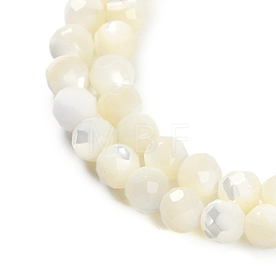 Shell Beads Strands SSHEL-E571-38-4mm-1