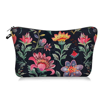 Flower Polyester Cosmetic Bag PW-WG4A30B-04-1