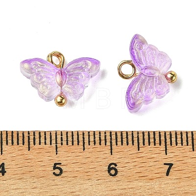 Alloy Glass Pendants GLAA-P080-02G-02-1