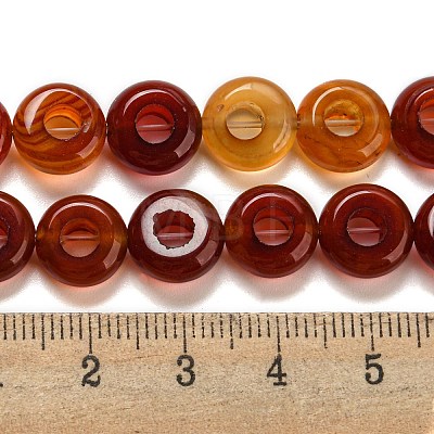 Natural Red Agate Beads Strands G-P536-A06-01-1