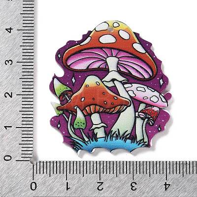 Halloween Theme Opaque Acrylic Pendants SACR-Z006-04C-1