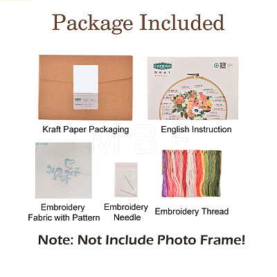 Embroidery Starter Kits DIY-P077-064-1