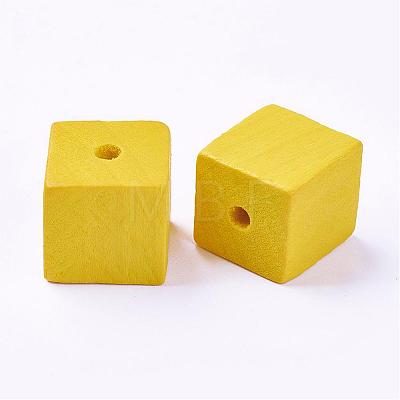 Natural Wood Beads WOOD-R262-15mm-A08-1