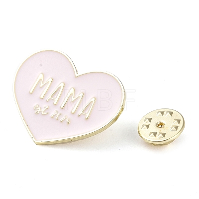 Mother's Day Alloy Brooches JEWB-K018-22G-1