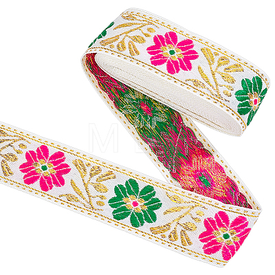 Polyester & Metallic Ribbon OCOR-WH0070-315A-1