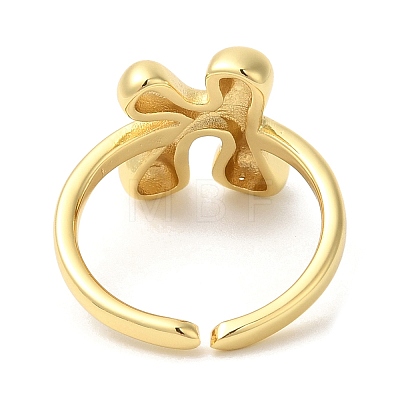 Brass Open Cuff Rings RJEW-U008-06K-G-1