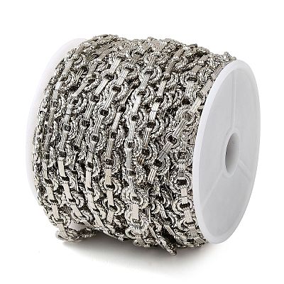 Brass Twisted Ring Link Chains CHC-NH0001-01P-1