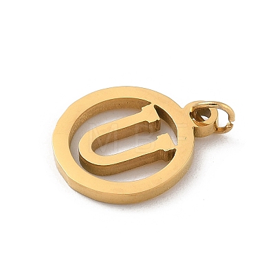 304 Stainless Steel Charms
with Jump Ring STAS-R001-02G-U-1