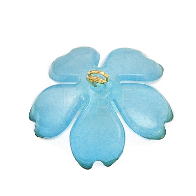 Transparent Acrylic Pendants PALLOY-JF04212-1