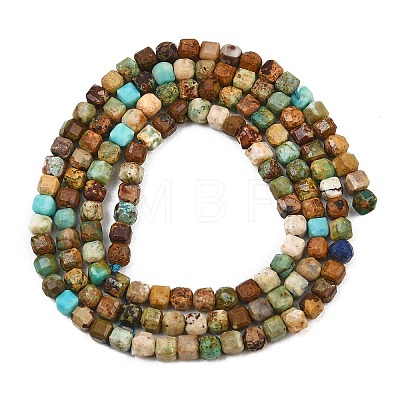 Natural Anhui Turquoise Beads Strands GG-CBA5BAE-A01-1