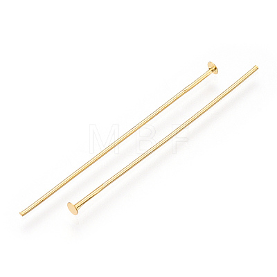 Brass Flat Head Pins KK-G331-11-0.7x40-1