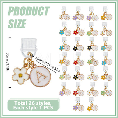 26Pcs Plastic Mobile Dustproof Plugs HJEW-GO00233-1