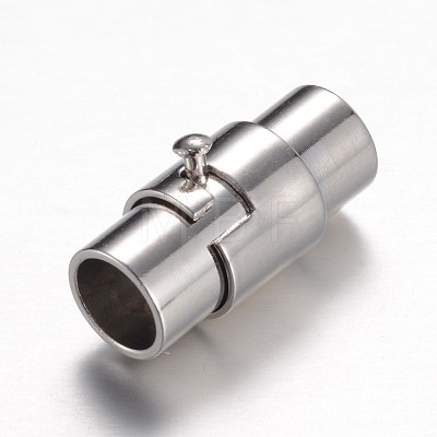 Brass Locking Tube Magnetic Clasps LS-MC077-1