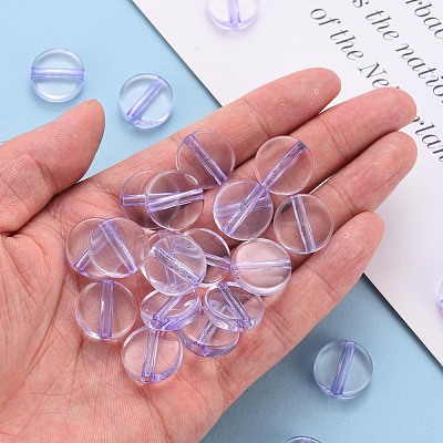 Transparent Acrylic Beads TACR-S154-09A-47-1