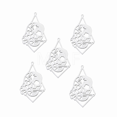 Non-Tarnish 201 Stainless Steel Pendants STAS-N090-LA904-1-1