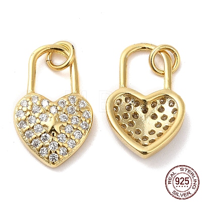 925 Sterling Silver Micro Pave Cubic Zirconia Charms STER-I010-23G-1