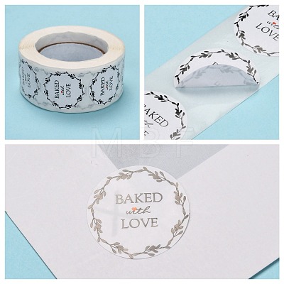 Baked with Love Stickers DIY-E023-07G-1