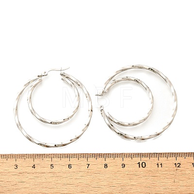 201 Stainless Steel Earrings EJEW-Q026-06P-A-1