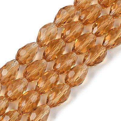 Glass Beads Strands X-GLAA-R024-11x8mm-17-1