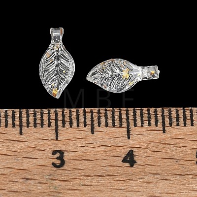 Transparent Acrylic and Gold Foil Pendants AC-CBAF9C1-04A-11-1