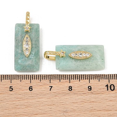 Natural Amazonite Faceted Pendants GG-CBA4154-06G-02-1