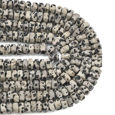 Natural Dalmatian Jasper Beads Strands G-L654-I01-01-1