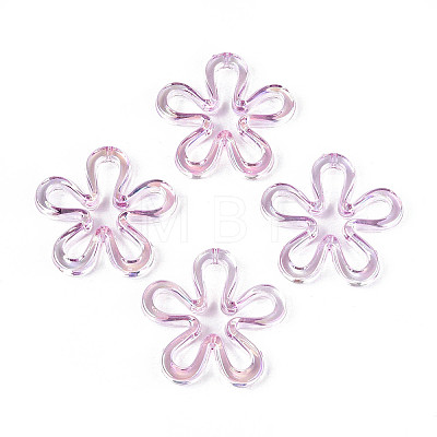 Plated UV Acrylic Beads LS-TACR-S161-04B-1