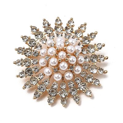 Alloy Rhinestone Brooches JEWB-XCP0001-10-1