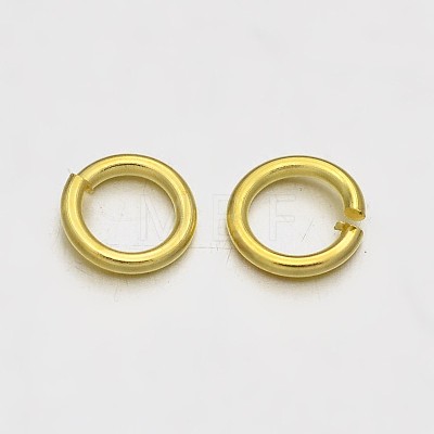 Brass Open Jump Rings LS-KK-E647-17G-4mm-1