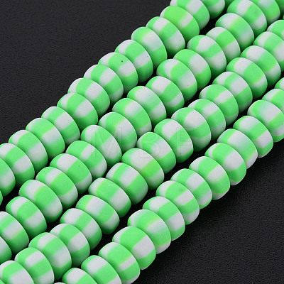 Handmade Polymer Clay Beads Strands CLAY-N008-042H-1