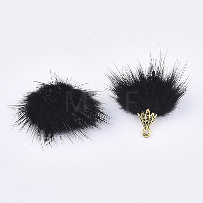 Faux Mink Fur Tassel Pendant Decorations X-FIND-S300-37A-1