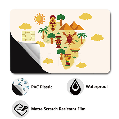 PVC Plastic Waterproof Card Stickers DIY-WH0432-146-1