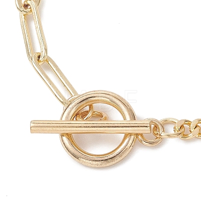 Brass Charm Bracelets BJEW-JB13362-1