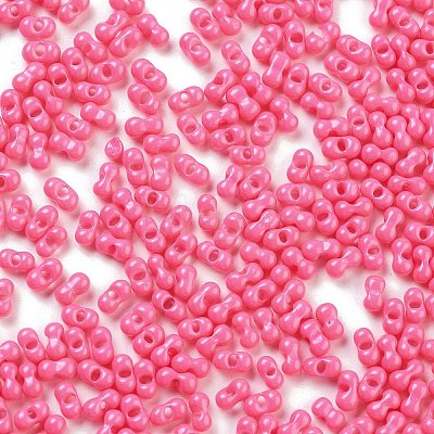 Baking Paint Glass Seed Beads SEED-A033-05L-1