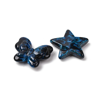 Opaque Acrylic Beads OACR-Z041-02-1