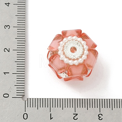 Transparent Acrylic Beads CLAY-NH0003-04S-03-1