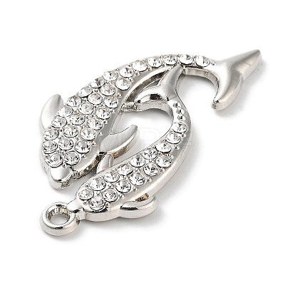 Alloy Rhinestone Pendants ALRI-S001-09P-01-1