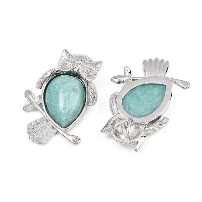 Natural Amazonite Pendants G-A315-03H-P-1