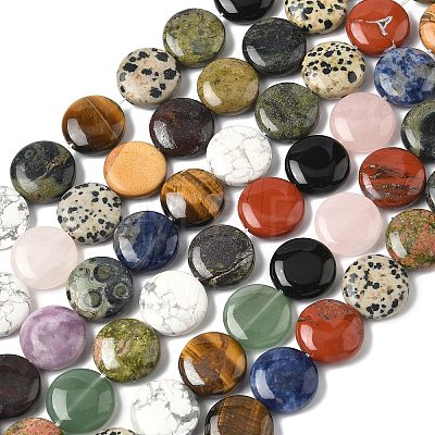 Natural & Synthetic Gemstone Beads Strands G-L246-02-1