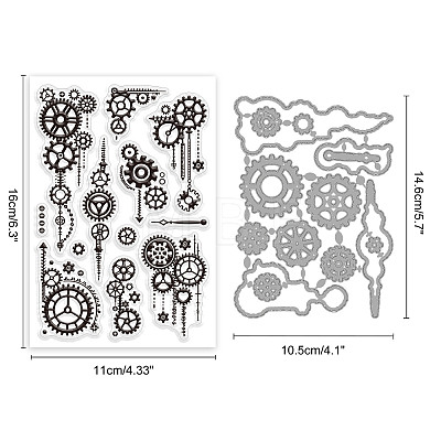 Globleland 1Pc Carbon Steel Cutting Dies Stencils DIY-GL0004-103-1