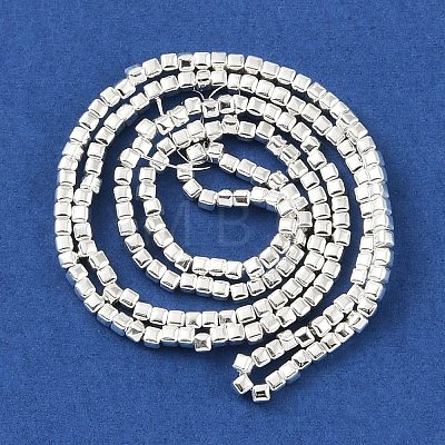 Electroplated Synthetic Non-Magnetic Hematite Beads Strands G-U003-01-1