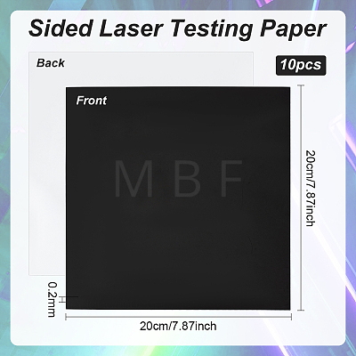 Laser Dimming Paper AJEW-WH0166-39B-1